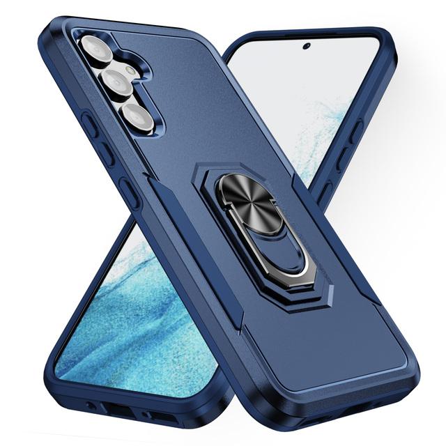 

Удобный чехол-держатель с кольцом для Samsung Galaxy A54 5g A14 A132 A33 A53 A73 A52 A52s S23 Ultra S22 Plus S21 S20 Fe 5g for Galaxy A33 5G темно-синий