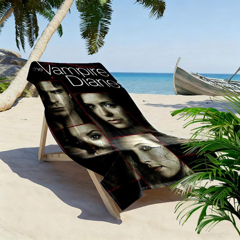 Supernatural Love Mystery Beach Towel Beach Soft Outdoor Pool Towel Seaside Swim Printing Comfort Beach Beach Towel