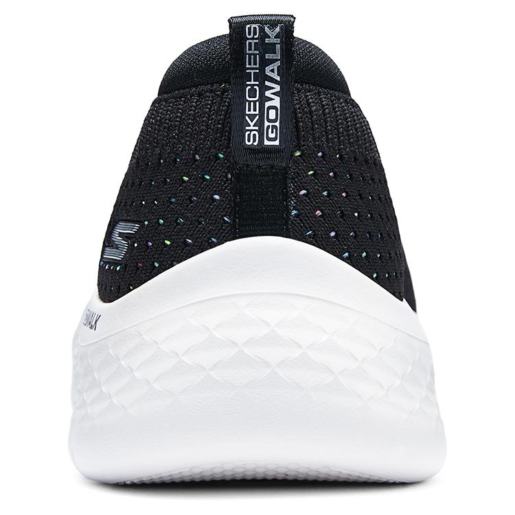 Skechers Go Walk Flex Mesh Fabric Daily Comfort Durable Lightweight Low Top Lifestyle Casual Shoes Women sneaker Black White 124826-BKMT