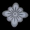 10PCS Plastic Butterfly Flower Mesh Sheets Crochet Jewelry DIY Handmade Craft Weaving Pads Bag Accessories Craft Supplies