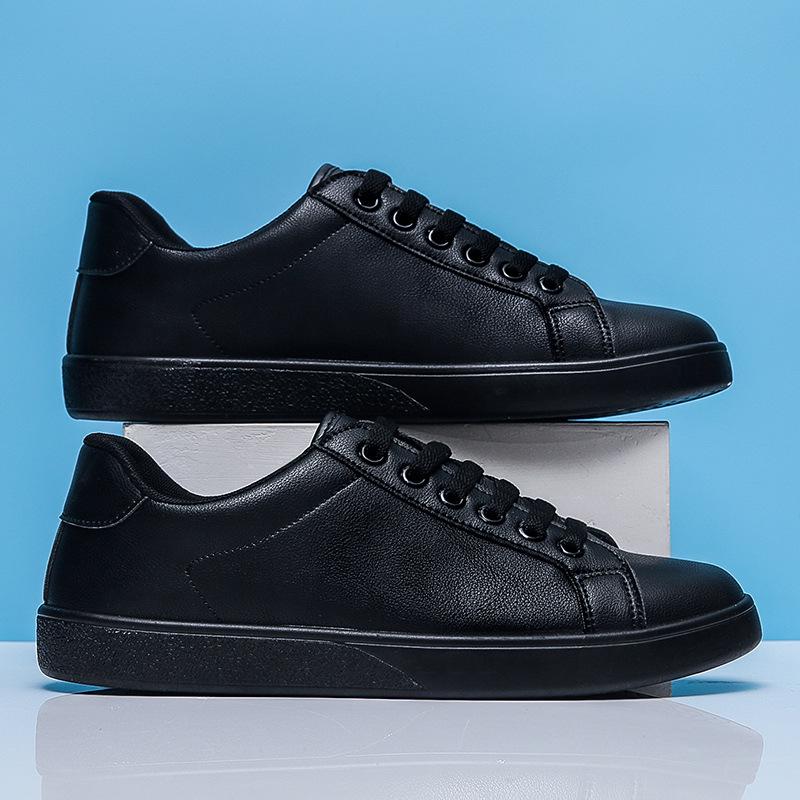 

Мужские белые кроссовки в корейском стиле 2025 года: Универсальная и модная повседневная обувь для скейтбординга (Г02) 41