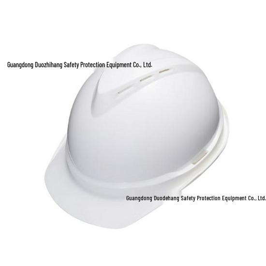 Luxury ABS Safety Helmet for Construction & Rescue - Breathable, Anti-Smash, Fire Protection - White