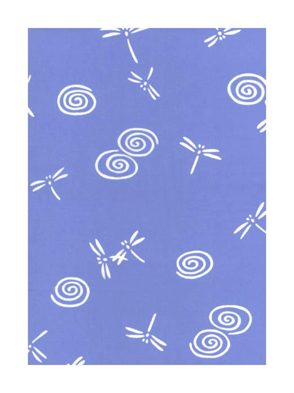 

Tenugui with a dragonfly in a 235 Niwa-zome (hand towel) Chū-sen (dyed spiral) No.