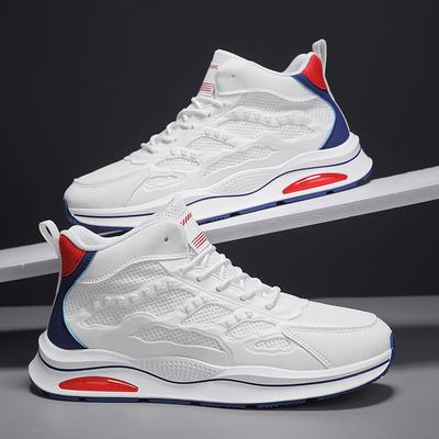 2024 Neue Schuhe für Herren Sneaker Sommer Atmungsaktives Mesh Freizeit Sportschuhe Bequeme High Tops Trainer