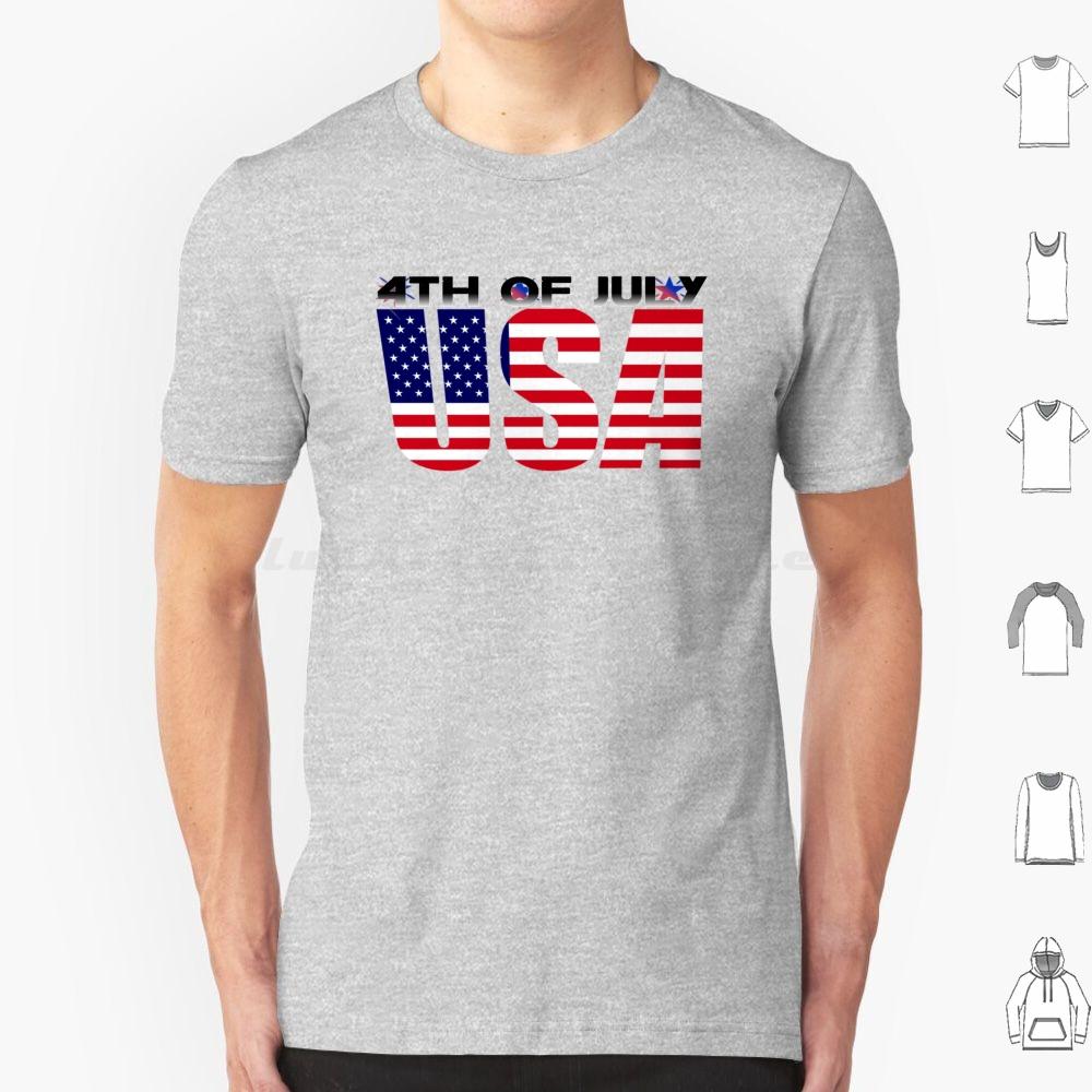 4. Juli T-Shirt Baumwolle Herren Damen DIY Druck 4. Juli Tag USA Amerikanischer Stolz Rot Weiß Blau Patriotische Sterne Und
