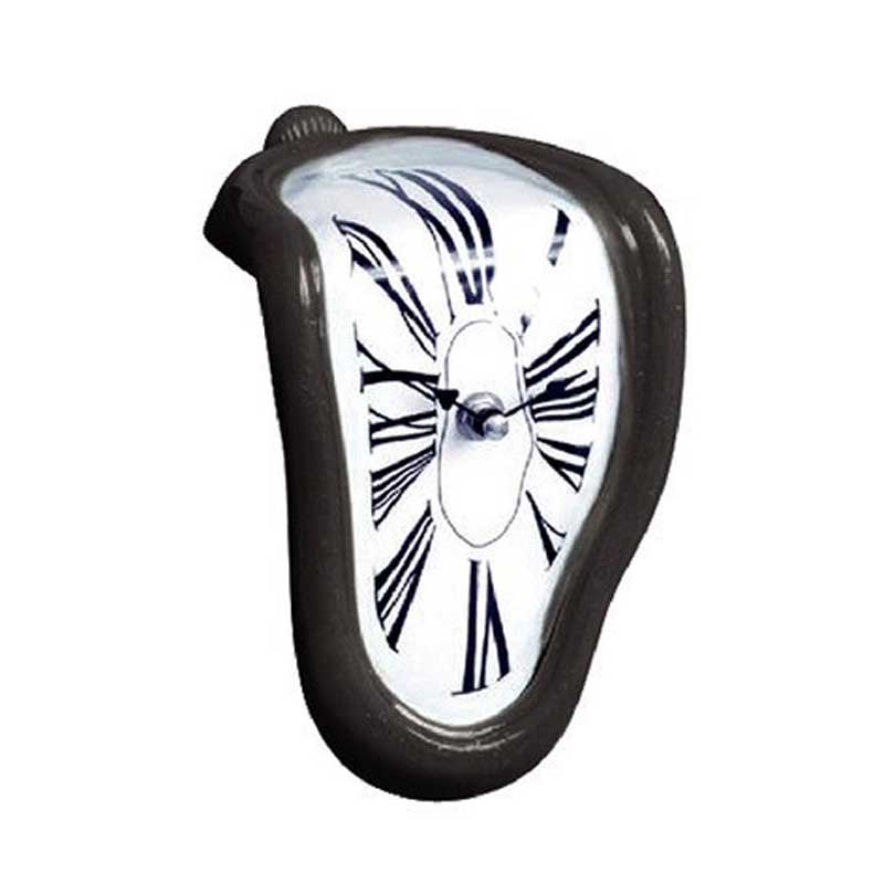 

Ретро креативные витые электронные часы для дома, гостиной, декоративные часы, тихие прикроватные часы для спальни, часы с римскими цифрами чёрный