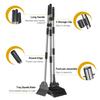 Swivel Bin Rake Spade Pooper Scooper Kit Adjustable Extended Handle Stainless Steel Waste