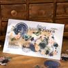 Blooming Melody Floral Collage Die-Cut Adhesive Tape - Decorative Journal Stickers