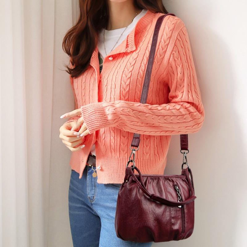Women's Bag New European and American Fashion Retro Bag Women's Handbag Shoulder Bag Multi-layer Large Capacity Crossbody Bag