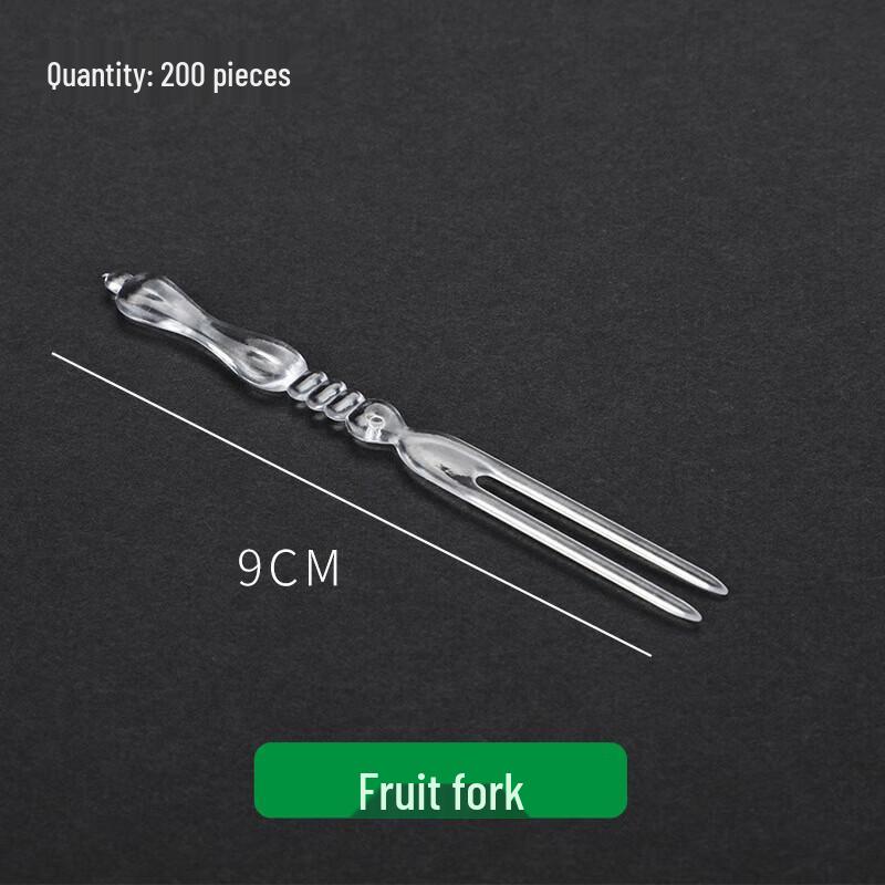 JINWUYUAN Disposable Plastic Dessert & Fruit Cutlery