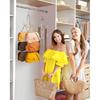 Purses Hanger Organizer for Closet, Myfolrena Metal Purse Holder for Closet Space Saving Bag Storage Hook for Hanging Handbags,