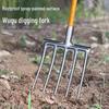 Agricultural Heavy-Duty High Manganese Steel Fork for Soil Loosening and Digging
