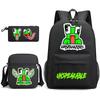 Zaino Inspeakable Set da 3 Pezzi, Zaino Studente di Grande Capacità con Borsa Pranzo e Astuccio, Resistente all'Acqua, Durevole