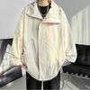 2024 Unisex Waterproof Windbreaker: Black Outdoor Jacket for Autumn & Winter