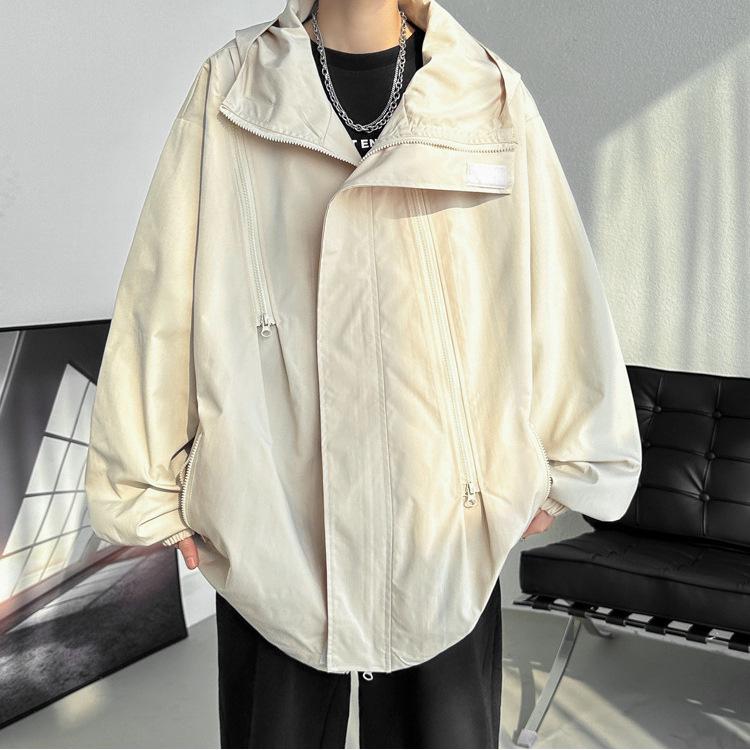 2024 Unisex Waterproof Windbreaker: Black Outdoor Jacket for Autumn & Winter