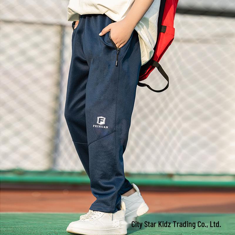 

Boys Windproof Waterproof Fleece-Lined Hiking Pants 160 cm чёрный
