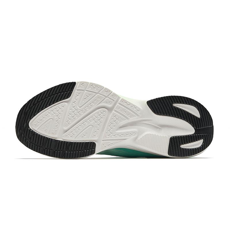 Anta Poison Dart 7 Cushioning Running Fabric Rubber Low Top Running Shoes Men sneaker White Green Black 912625519-4