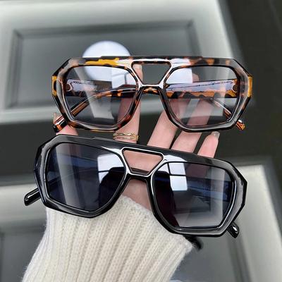 Square Retro Sunglasses Women Men Brand Designer Vintage Sun Glasses Female Male Mirror Punk Shades  Feminino