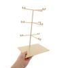 Espositore Metallico a 3 Livelli per Occhiali Organizer per Occhiali da Sole Vetrina per Occhiali per Negozi al Dettaglio Collezione Personale