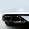 2x svart titan bakcylinder avgasrörsskydd för Honda Accord 2018-2021