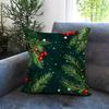 Merry Christmas Cushion Cover Comfortable Reversible Pillow Cover Ideal For Car Sofa Bedroom & Beyond