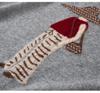 Women's Elegant Autumn 2026 Embroidered Cashmere Sweater - Round Neck, Loose Fit, Slimming and Warm Base Layer