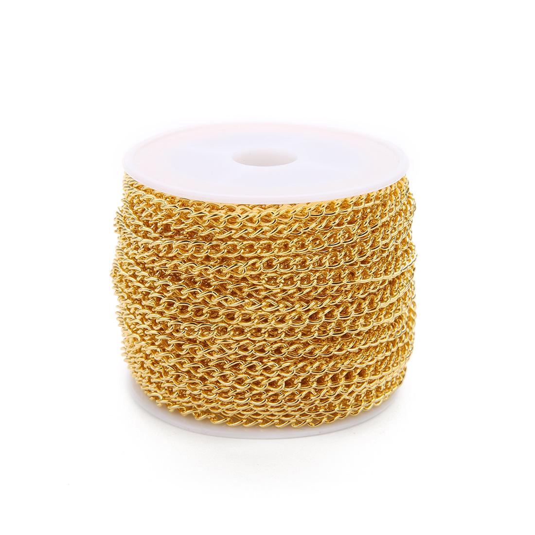 

Овальная гальванизированная железная цепочка, кулон, шнурок, ожерелье, DIY, полуфабрикатная металлическая цепочка. Approx. 2x3mm