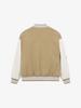 Supra Wool Varsity Jacket With Wappen Sleeve Point (Beige)