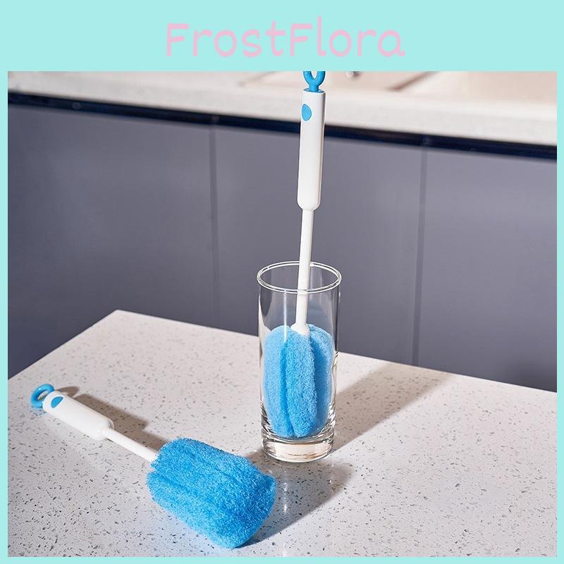 Long Handle Cup Cleaning Brush With Plastic Bristles For Kitchen And Bottle Washing