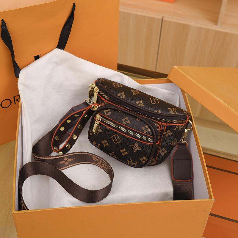 Trendy Retro Floral Crossbody Shoulder Bag for Women