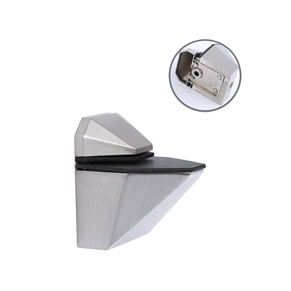 Bracket Wall Mount Frameless Brackets Glass Shelf Holder Glass Door Clamp Cabinet Door clip