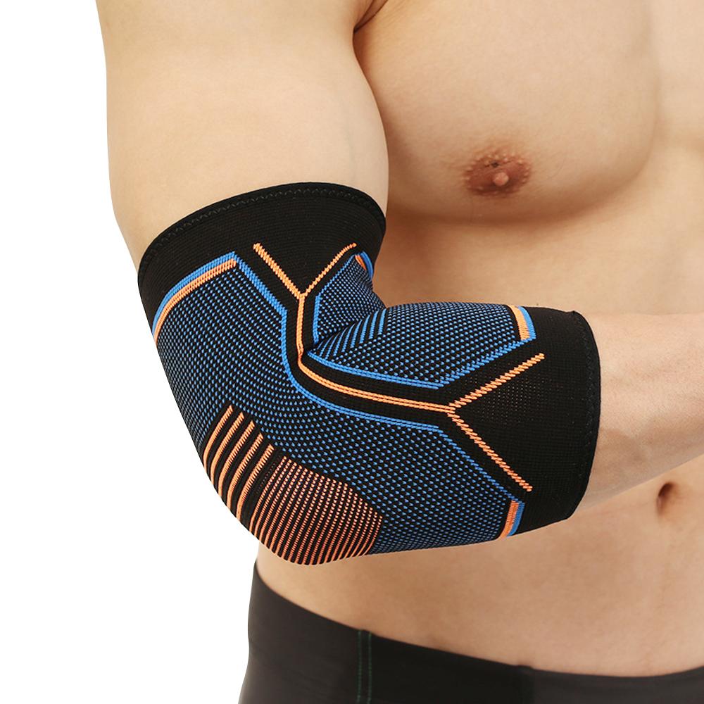 1Pcs Ellenbogen Brace Für Gewichtheben Kompression Ellenbogen Unterstützung Gestrickte Atmungsaktiv Fitness Sport Ellenbogen Schutz