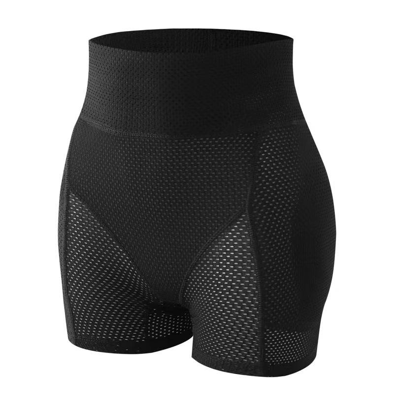 Women's High Waisted Butt Lifter Shorts, Removable Pad Tummy Control Shapewear, Breathable Seamless Hip Enhancer Underwear