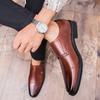 Men Shoes Leather Oxford Dress Shoes Comfortable Gentleman's Stylish Business Formal Shoes Flats 38~48 Zapatos Hombre #TLK003
