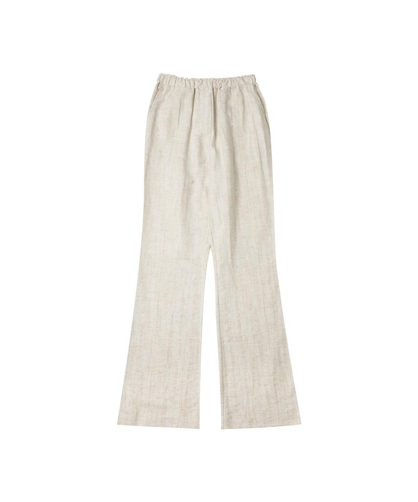 Banwonateullie P3239 Linen Marbling Pants_Beige