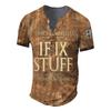Men's Short Sleeve Graphic And Embroidered Fashion T-Shirt Spring And Summer Short Sleeve Printed