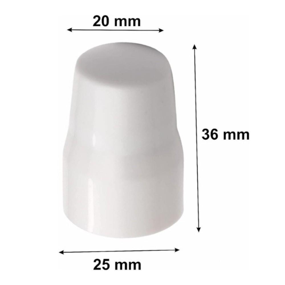 ABS-Kunststoff Kühlerverschlusskappe Schwarz Einfache Aufsteck-Ventilabdeckung Ersatzabdeckung Weiß Heizrohr-Ventilabdeckung