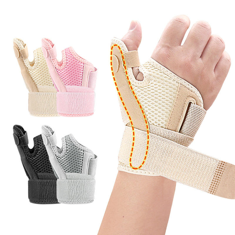 Flexible Schiene Handgelenk Daumen Stütze für Sehnenscheidenentzündung Arthritis Schmerzlinderung Atmungsaktiv Linke Rechte Hand Schützer