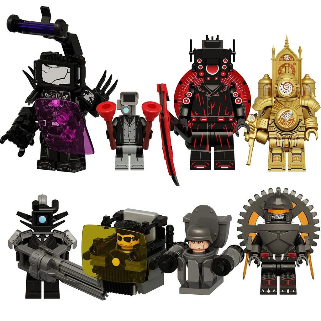 Toilet Man Building Block Toy Gift