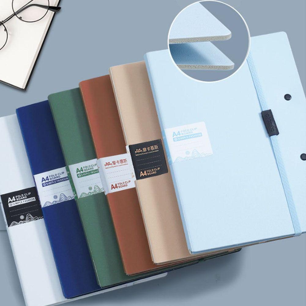 New Gifts Portable Foldable Folders A4 To A5 Organize Artifacts Folding Board Folder Versatile File Contract Folders Gifts