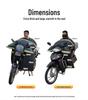 Men's Extra Large Winter Fleece-Lined Waterproof Motorcycle Windshield