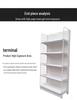 Reinforced Multi-Layer Display Rack for Snacks, Stationery, and Convenience Items - Single/Double-Sided for Supermarkets and Pharmacies