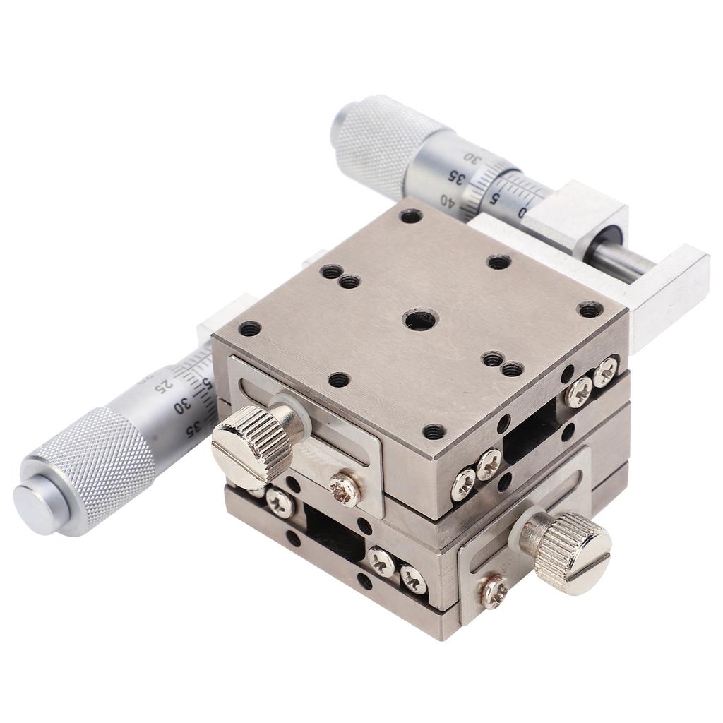 Linear Sliding Table Manual Platform XY Axis Guide Type Cross Roller Stage 40x40mm M2GS40