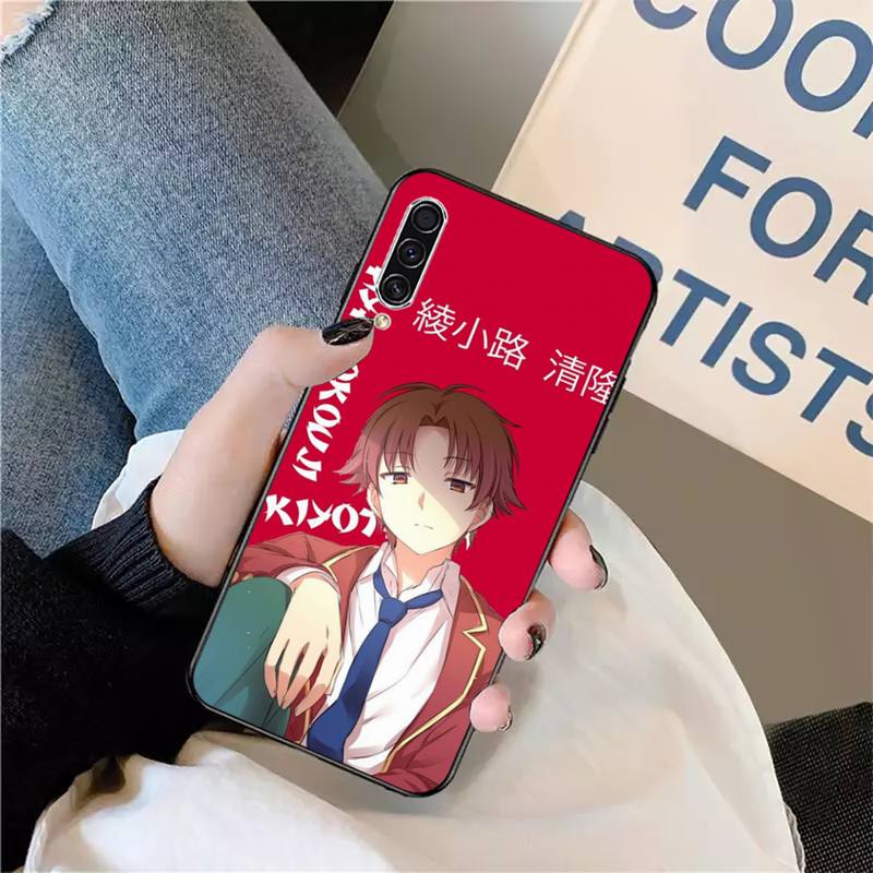 Custodia per Telefono Classroom Of The Elite Kiyotaka Per Samsung galaxy A S note 22 52 21 20 53 51 71 12 13 10 32 50 fe ultra plus