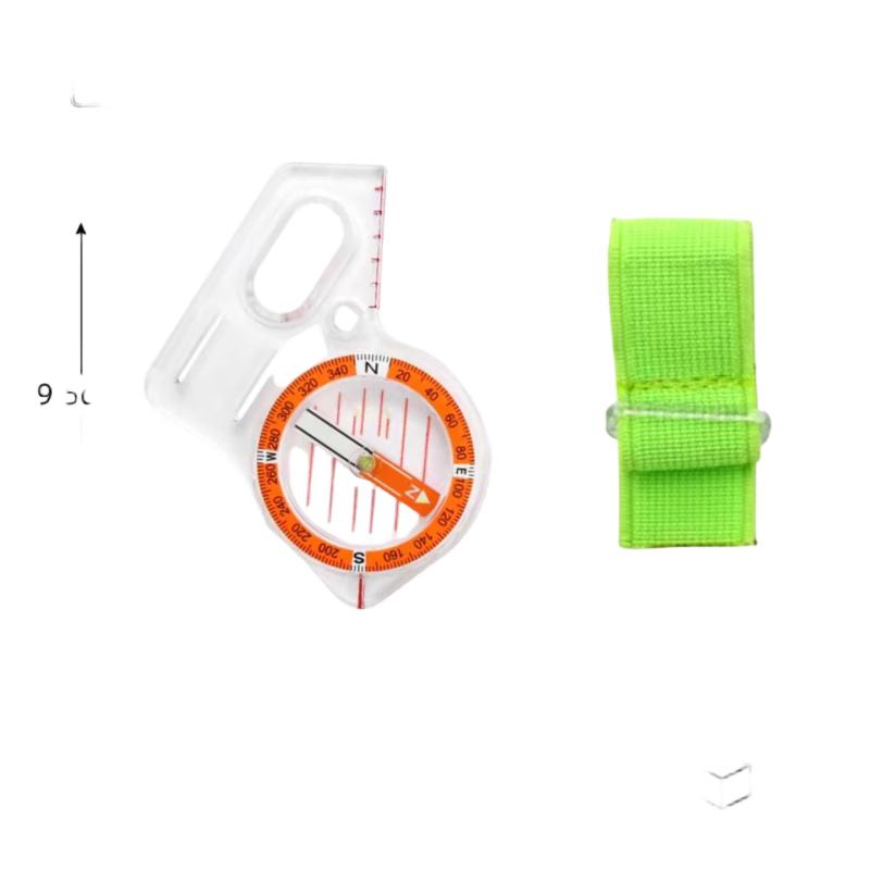 Portable Compass with Map Ruler