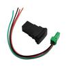 Replacement Power Light Switch Parts Car Black Plastic Blue LED DC 12V