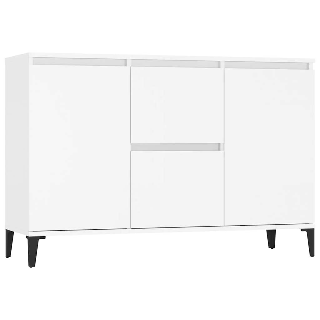 vidaXL Sideboard Weiß 102x35x70 cm Holzwerkstoff