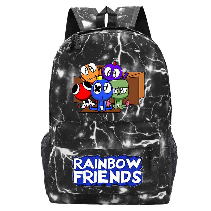 Cartoon Backpack For Primary School Students, Junior High School Students, Campus Burden Reduction Schoolbag Wide Shoulder Large Capacity Computer Bag