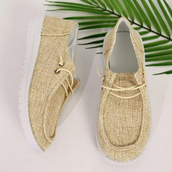 Women's Large Size Casual Loafers - 2024 Spring/Autumn, European & American Style, Flat-Bottom, Low-Top