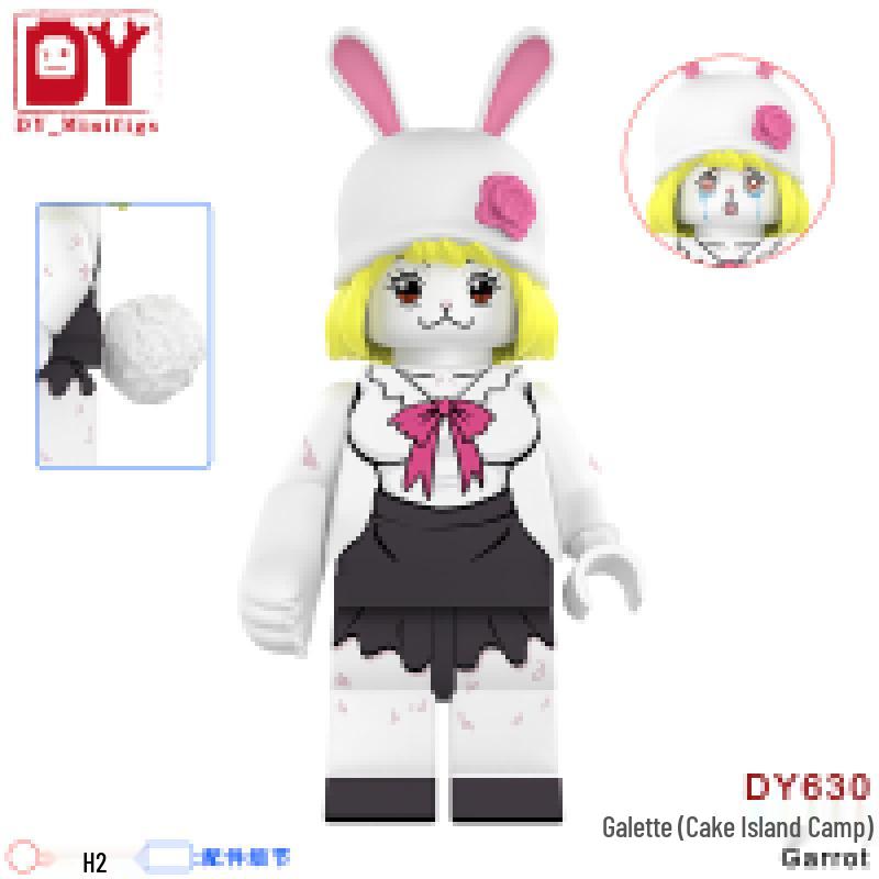 Pirate Anime Series DY601-DY661 Educational Building Block Minifigures Toy for Boys